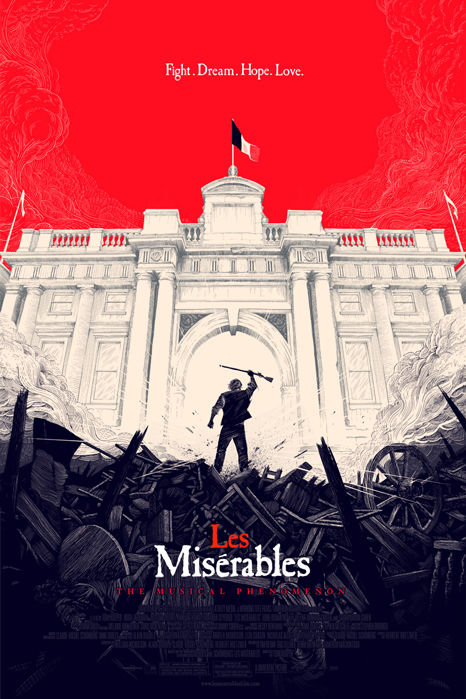 「レ・ミゼラブル」Les Miserables Poster By Olly Moss
