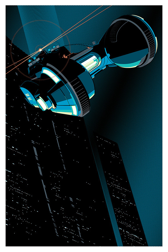 Spinner" Vertical Posters by Craig Drake. 24″x36″ 8 Color screen prints. US$55