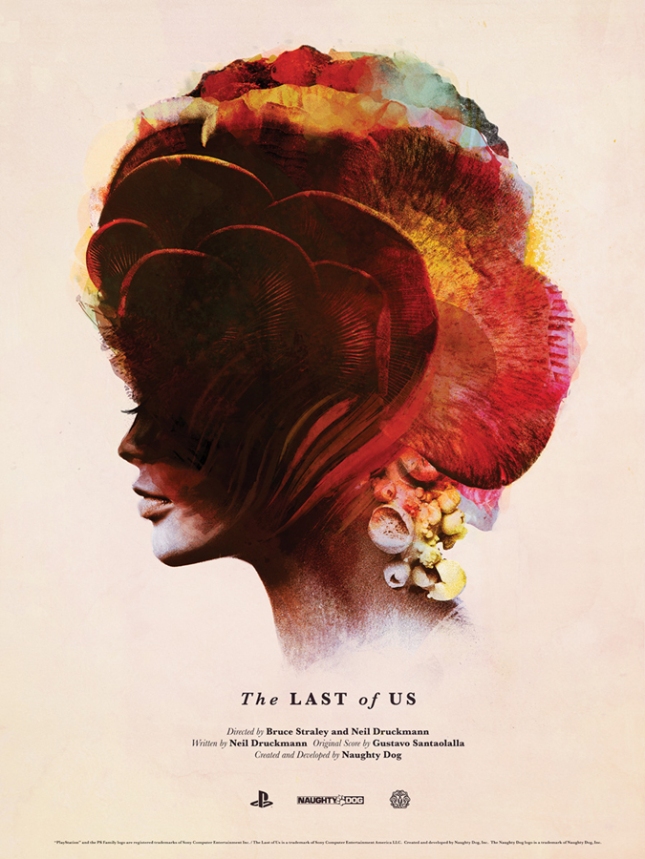 「ラスト・オブ・アス」 The Last of Us  Poster by Olly Moss & Jay Shaw  18″ x 24″ Edition of 325