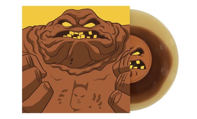 Clayface Artwork by Gary Pullin Pressed on brown clay vinyl