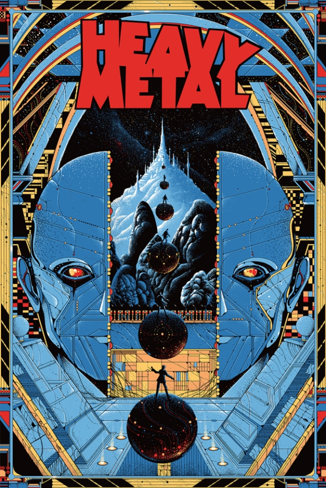 「ヘビー・メタル」レギュラー Heavy Metal (Regular) Poster by Kilian Eng 24″ x 36″ Edition of 175